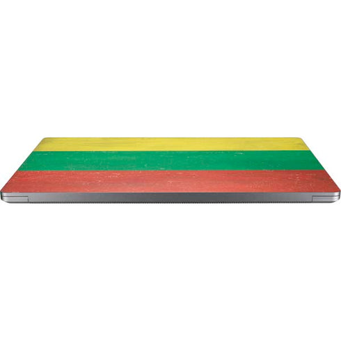 Lithuania Flag Distressed Universal Laptop 16.6in (13.4 x 9.7in) Skin